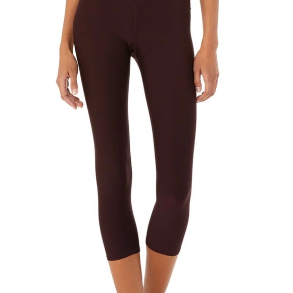ALO Yoga Pants - Alo Yoga Airlift Capri in Oxblood size Small